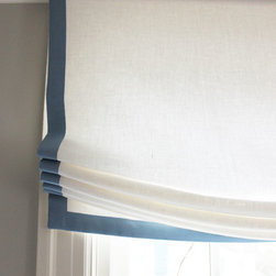 Custom Window Treatments by Lynn Chalk - Roman Shades