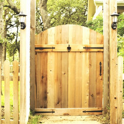 Arched Top Walk Gate - Home Fencing And Gates