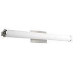 Oxygen Lighting - Tempus 35" Vanity Fixture, Polished Nickel - Stylish and bold. Make an illuminating statement with this fixture. An ideal lighting fixture for your home.
