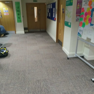 Interface Carpet Tiles to Premises at the Department for Work & Pensions Ashford