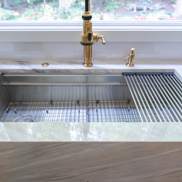 Inside This Transitional Kitchen Masterpiece | Quartzite Countertops That Stun!