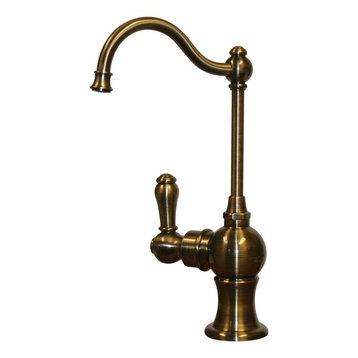 Forever Hot Instant Hot Water Dispenser, Antique Brass, 4.25"x7"