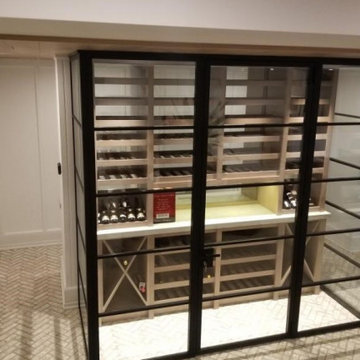 Steel Wine Cellar Unit in Winnetka, Illinois – STL-W4 Model