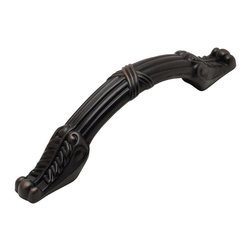 Cosmas - Cosmas 9464AS Cabinet Pull, 3" Hole Centers, Set of 5, Oil Rubbed Bronze - Cabinet And Drawer Handle Pulls