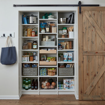 Reach-In Pantry with Barn Door