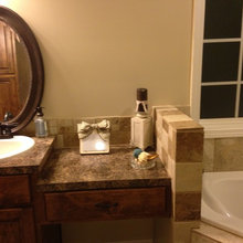 BATHROOM IS ALMOST DONE!!!!