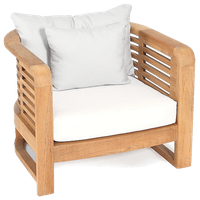OASIQ HAMILTON Lounge Chair With Canvas Natural Cushions