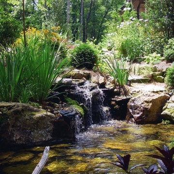 Lost Trail Landscape Design, Build, with Water Feature (Fountain/Pond)