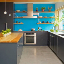 Black and Blue in Denver - Kitchen Cabinetry