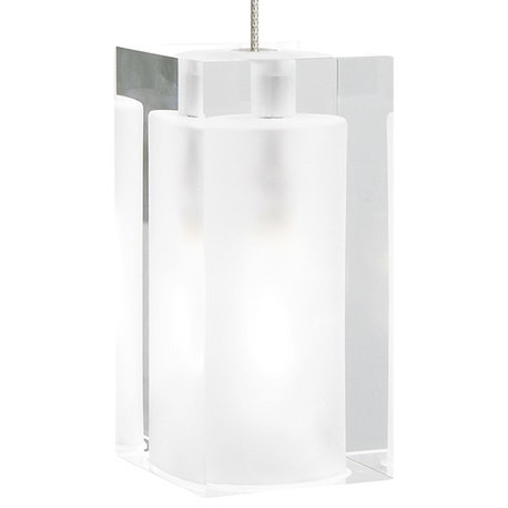 Tech Lighting Monopint Solitude Pendant, Frost/Bronze, LEDS930