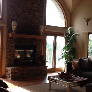 Stone Fireplace