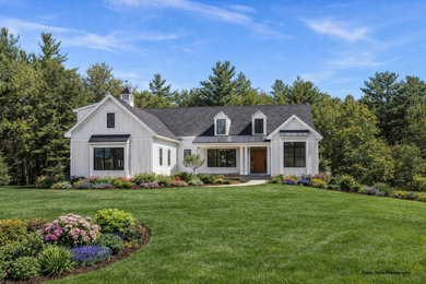 Example of an arts and crafts exterior home design in Other