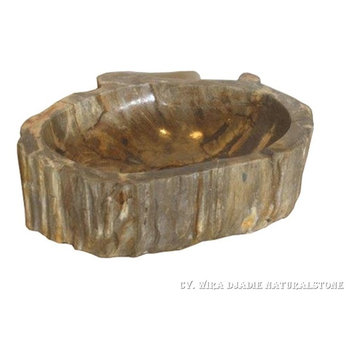 Waschbecken Fossil Wood - Brown