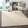 Safavieh Natural Fiber Collection NF441 Rug, Marble/Grey, 4' X 6'