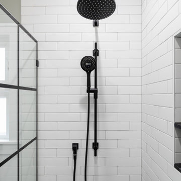 Oakland Lower Hills Transitional French Noir Bath