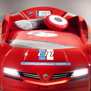 Car bed kids bedroom - Red Italia Car Bed