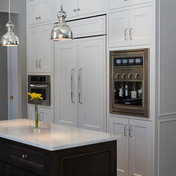White and light Long Island KITCHEN