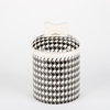 Houndstooth Treat Jar, Medium