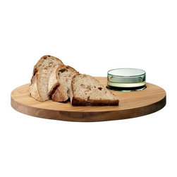 LSA Firo Dip Bowl & Oak Platter - Serving Dishes & Platters