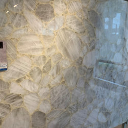 Zebra Quartz Semi Precious Countertops - Kitchen Countertops
