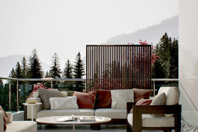 Ispirazione per una terrazza minimal