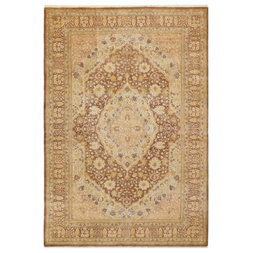 Quinn, One-of-a-Kind Hand-Knotted Area Rug Brown, 6'2"x9'1"