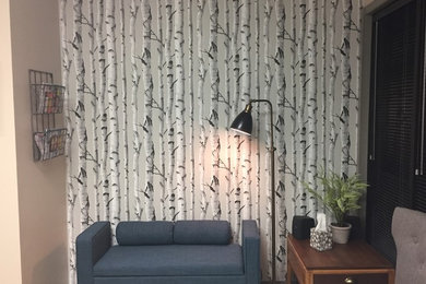 Home office - contemporary home office idea in Charlotte