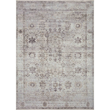 Loloi Bonney Stone / Charcoal 18" x 18" Swatch Area Rug