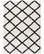 L'Baiet Halle Moroccan Trellis White Modern Soft Shag 8' x 10' Fabric Area Rug