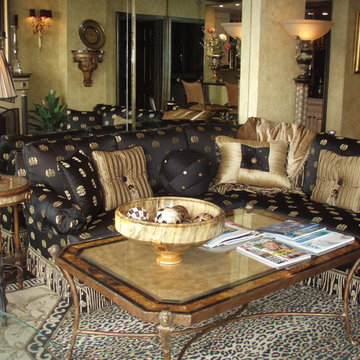 Versace inspired living room