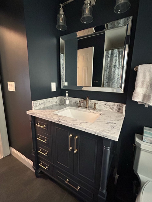 Hale Navy Bathroom Design Dilemma