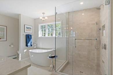 Inspiration for a bathroom remodel in Boston