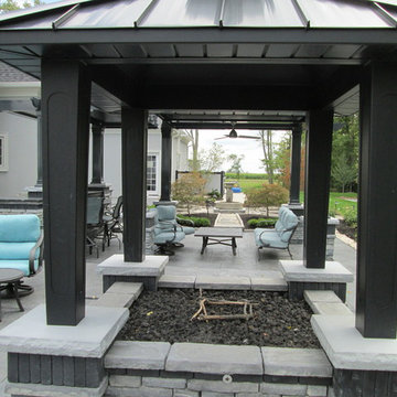 Close up of Fire pit