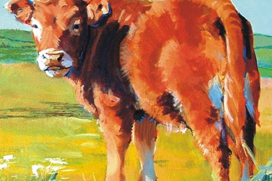 Cow Paintings for a Country Home, Farm House or Barn Conversion