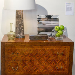 Cabana Home vignette: Italian inlaid wood Chest - Furniture