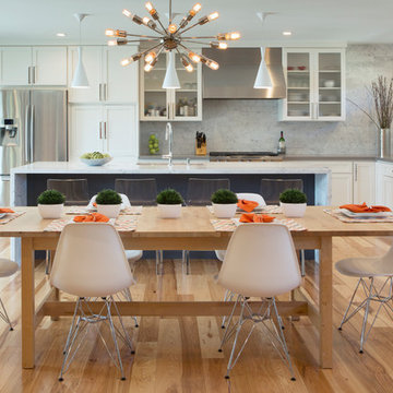 Moraga Open concept Kitchen living dining