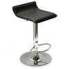 Modern Home Sigma Contemporary "Leather" Adjustable Height Barstool - Bar or Co