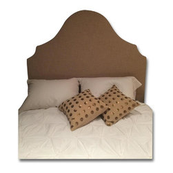 West Elm Full Princess Headboard and Chocolate Bedframe - Headboards