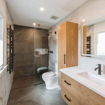 Contemporary bathroom remodel