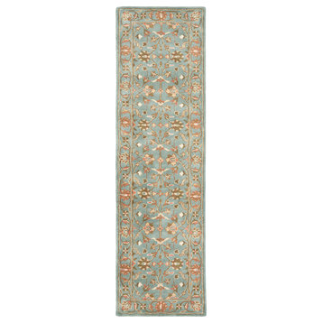 Safavieh Heritage Collection HG969 Rug, Blue, 2'3" X 8'