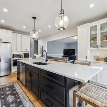 Black and White and Better All Over Kitchen