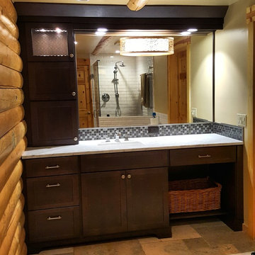 Log home remodel