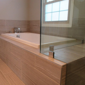 Modern Twists in a Master Bathroom
