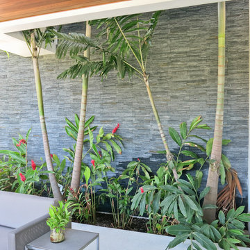 Patio with Natural Stone Panels