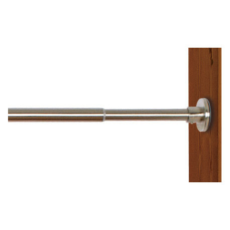 Versailles 3/4" Duo Tension Rod, Indoor/Outdoor, Brushed Nickel, 66/120"