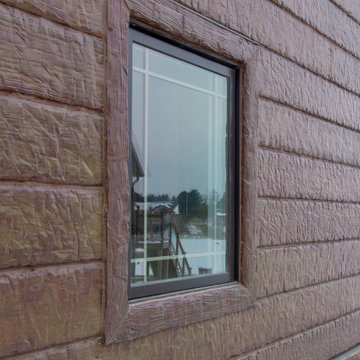 Concrete Log Siding Homes