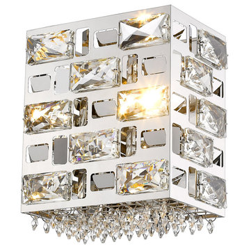 Aludra 1 Light Wall Sconce in Chrome
