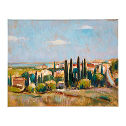 IMPRESSIONIST PAINTING &ndash; GORDES - NEW - Wall Decor