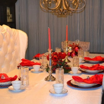 Traditional Christmas Tablescape