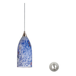 ELK Lighting - ELK Lighting Verona 1-Light Mini Pendant - 502-1BL-LA - Pendant Lighting